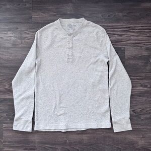 J. Crew Utility Knit Cotton Henley Shirt